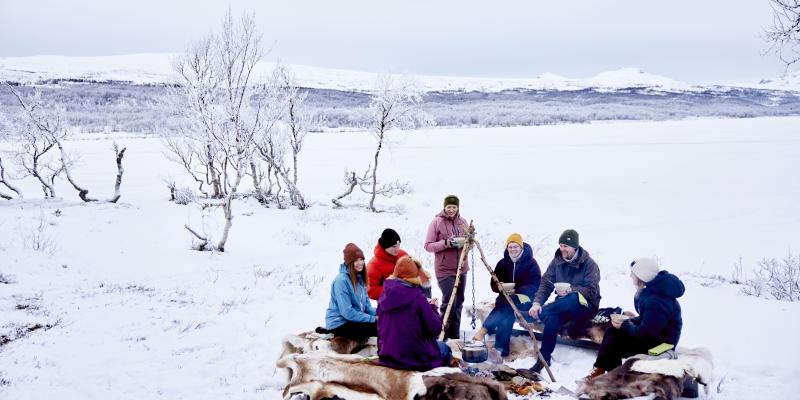 Meetings in the nature at Fjällnäs, Sweden