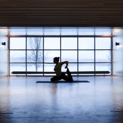 Yoga with a view in Fjällnäs, Sweden
