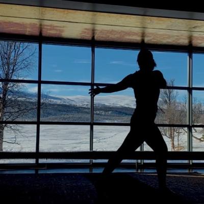 SOMA training with a view in Fjällnäs, Sweden