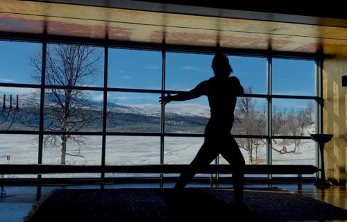 SOMA training with a view in Fjällnäs, Sweden