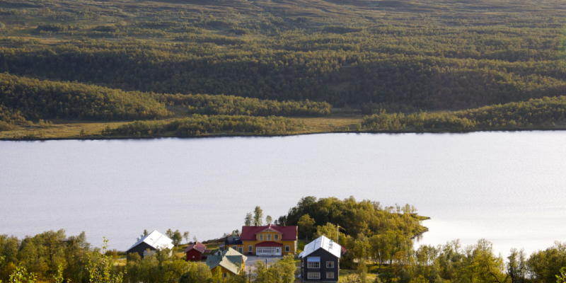 Översiktsbild över Fjällnäs Est.1882 i Härjedalen