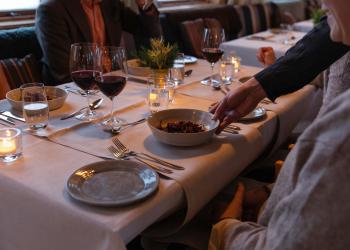 Fjällnäs, restaurang, servering