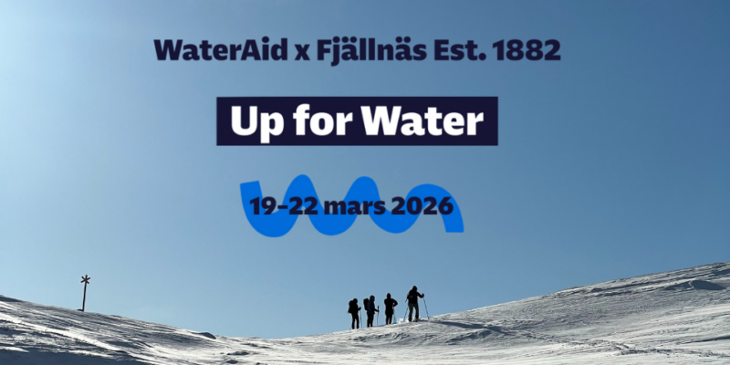 Inbjudan till en unik expedition i Fjällnäs, i samarbete med WaterAid.